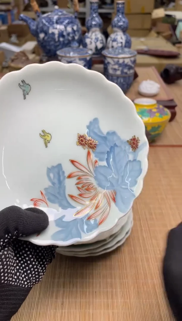 71号5只盘子中古物品谨慎参拍直播链接