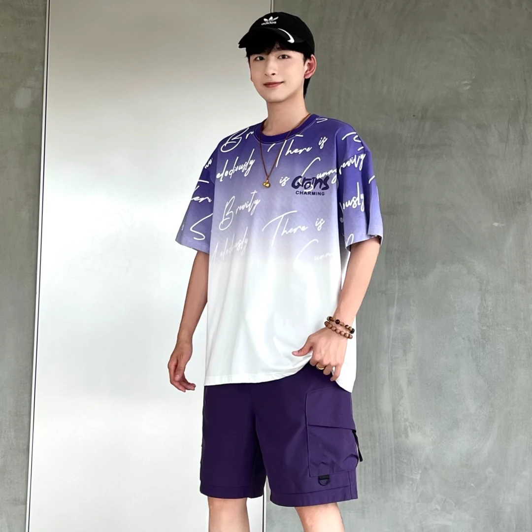 迈特优夏季7A抗菌凉感防晒半袖新款圆领百搭休闲宽松上衣短袖5281