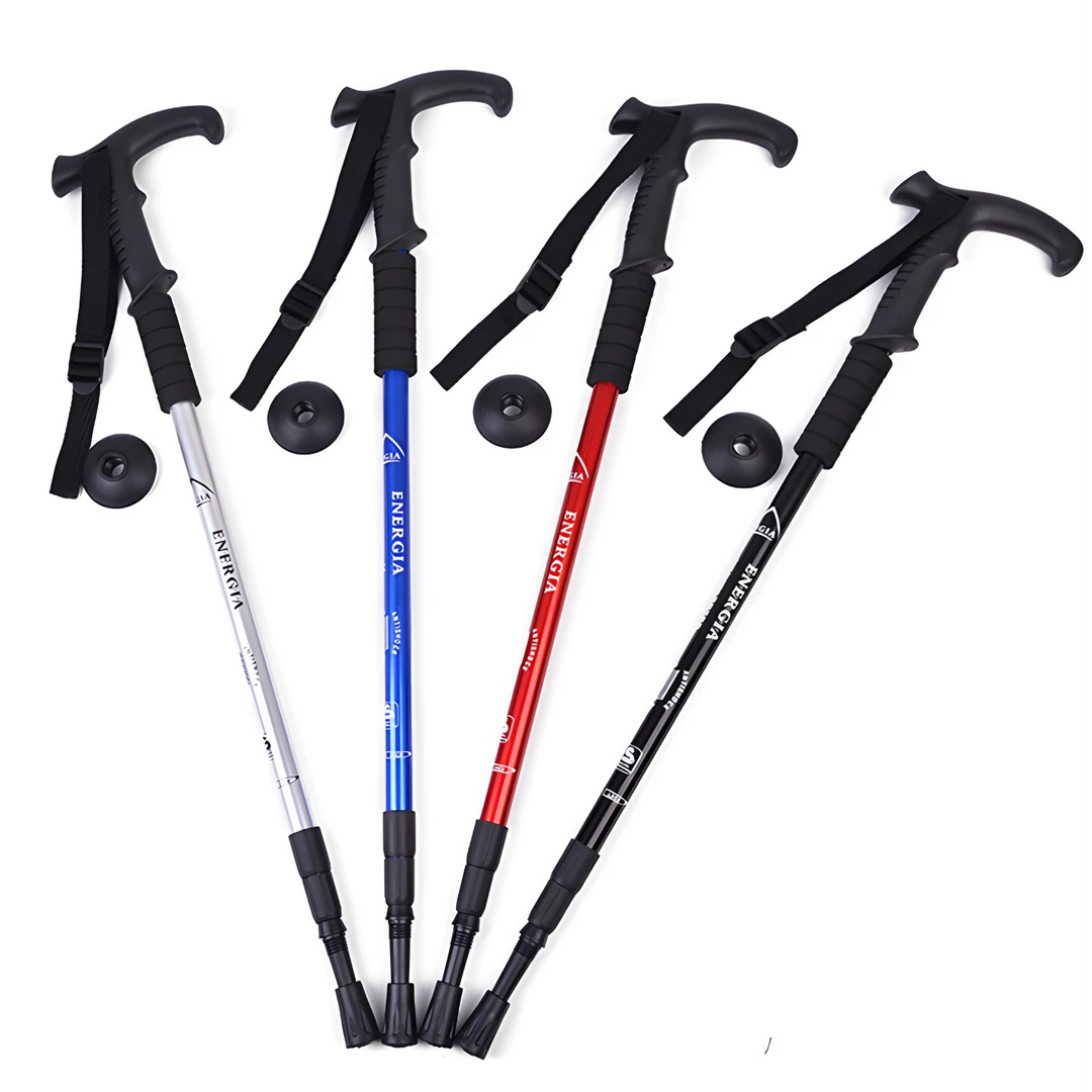 户外运动登山杖伸缩折叠手杖ياشانغانلار ۋە مېيىپلار ھاسىسى