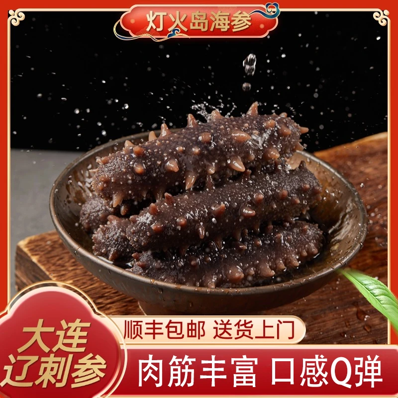 灯火岛 正宗大连海参精选辽刺参高品质开袋即食一盒500g