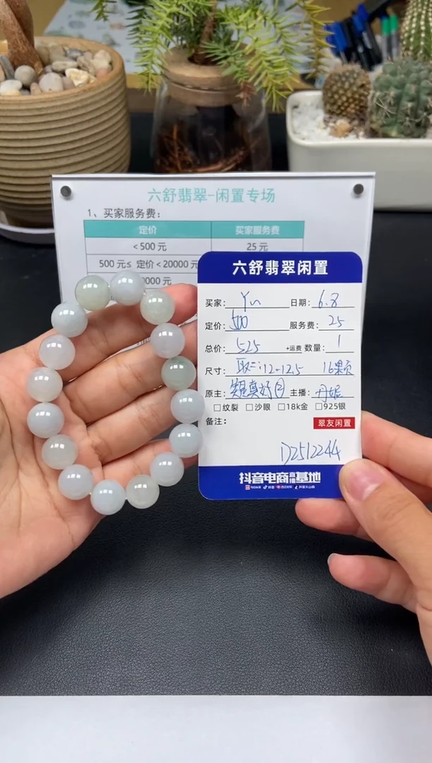 未镶嵌手串翡翠D2512244