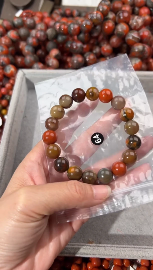 南红玛瑙手串未镶嵌11+