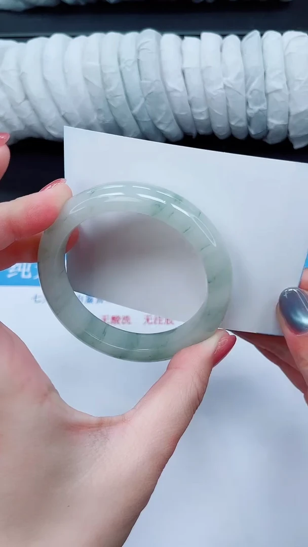 未镶嵌手镯石英质玉A11-55`56`57