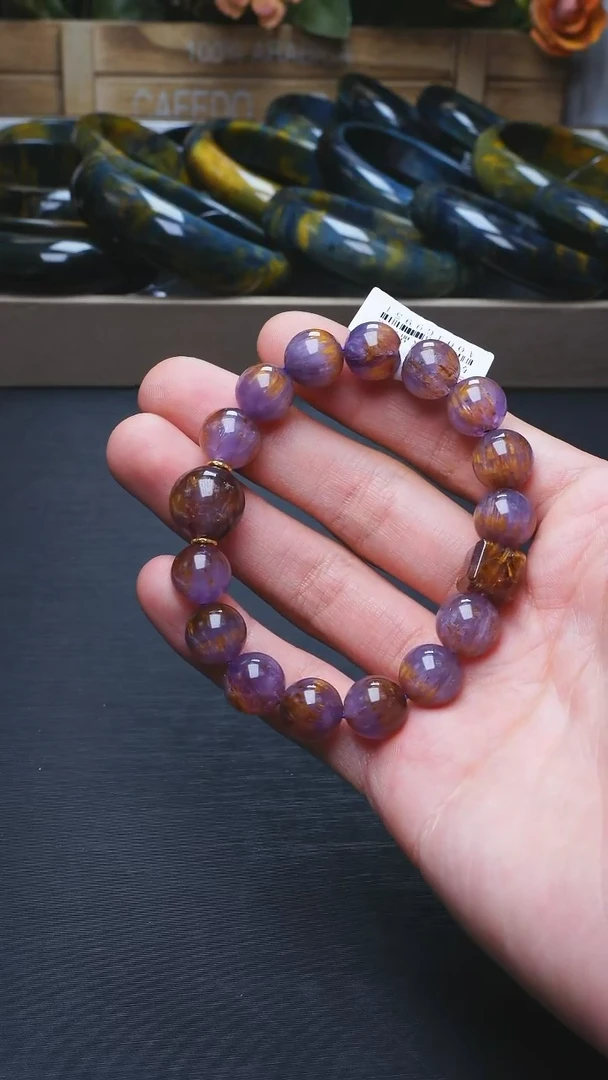 【闪购商品】水晶L015极光金多多原创单圈未镶嵌多样性发其一