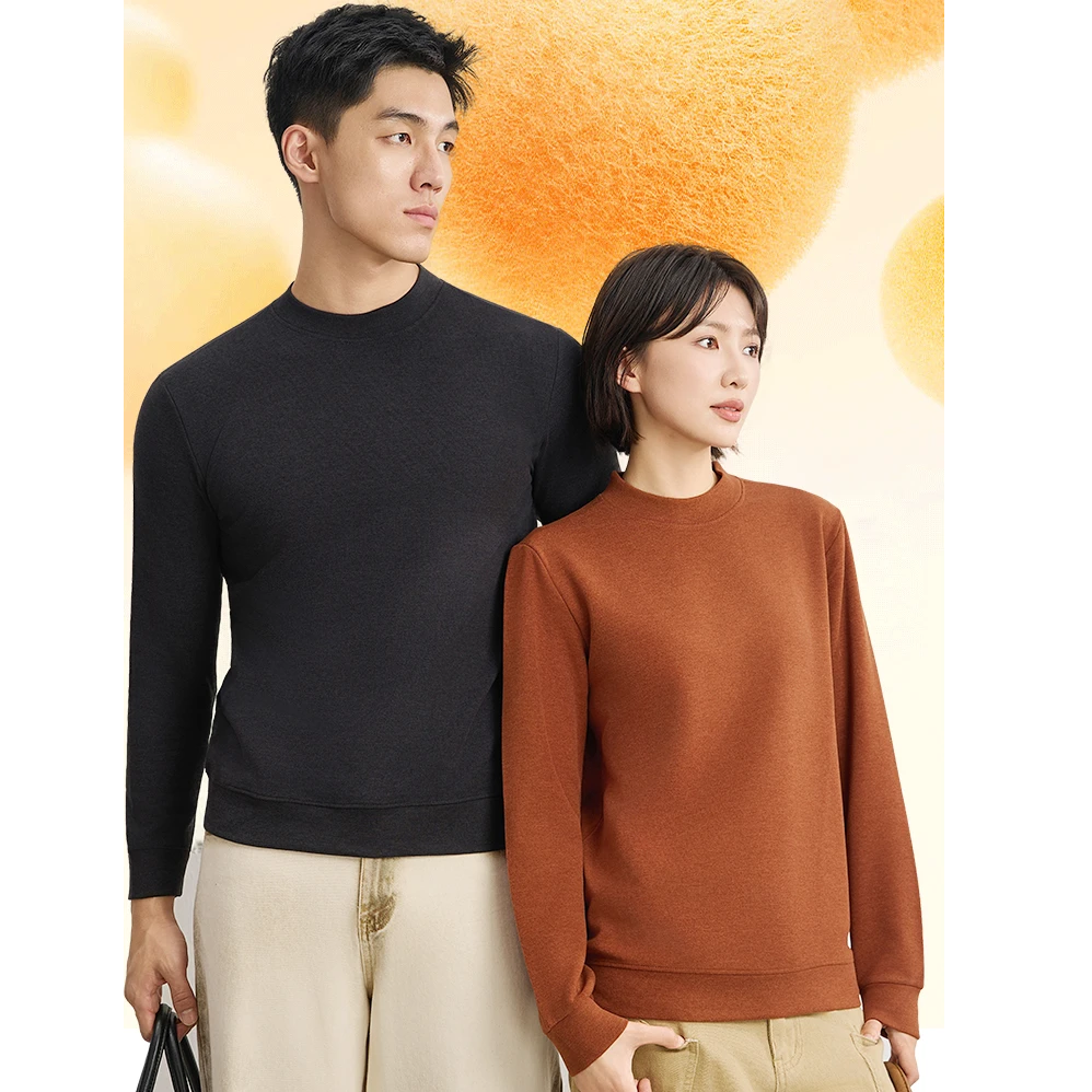 【锦衣服饰】YQ 1560山茶油暖羊绒蛋白休闲男女同款卫衣