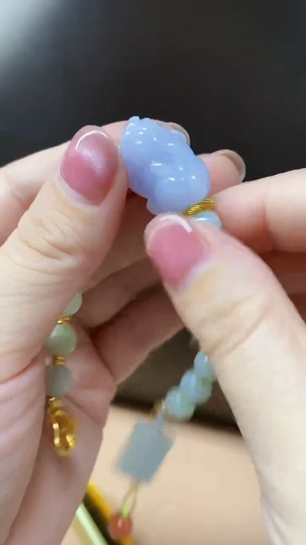 颈饰未镶嵌翡翠翡翠手串