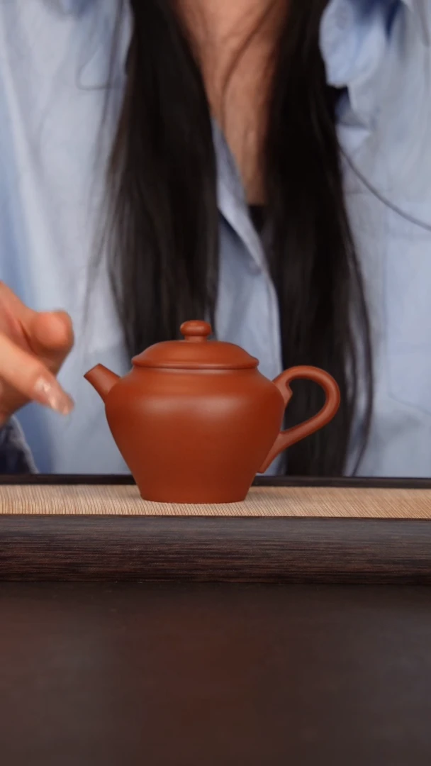 茶壶紫砂黄龙山 红皮龙原矿紫砂180cc