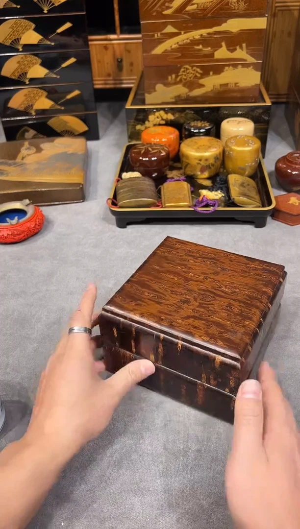 樱皮 两段 大漆漆器大漆漆器