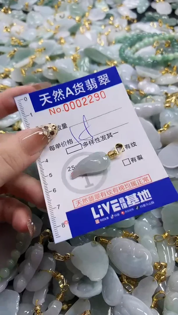 颈饰未镶嵌翡翠天然A货翡翠