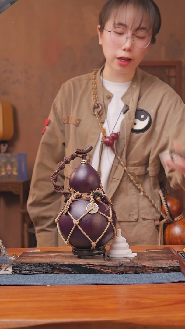 595号链接精品大漆葫芦现货现发[一物一拍]