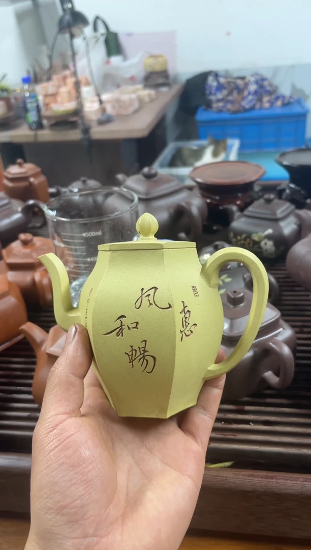 茶壶紫砂六方宫灯