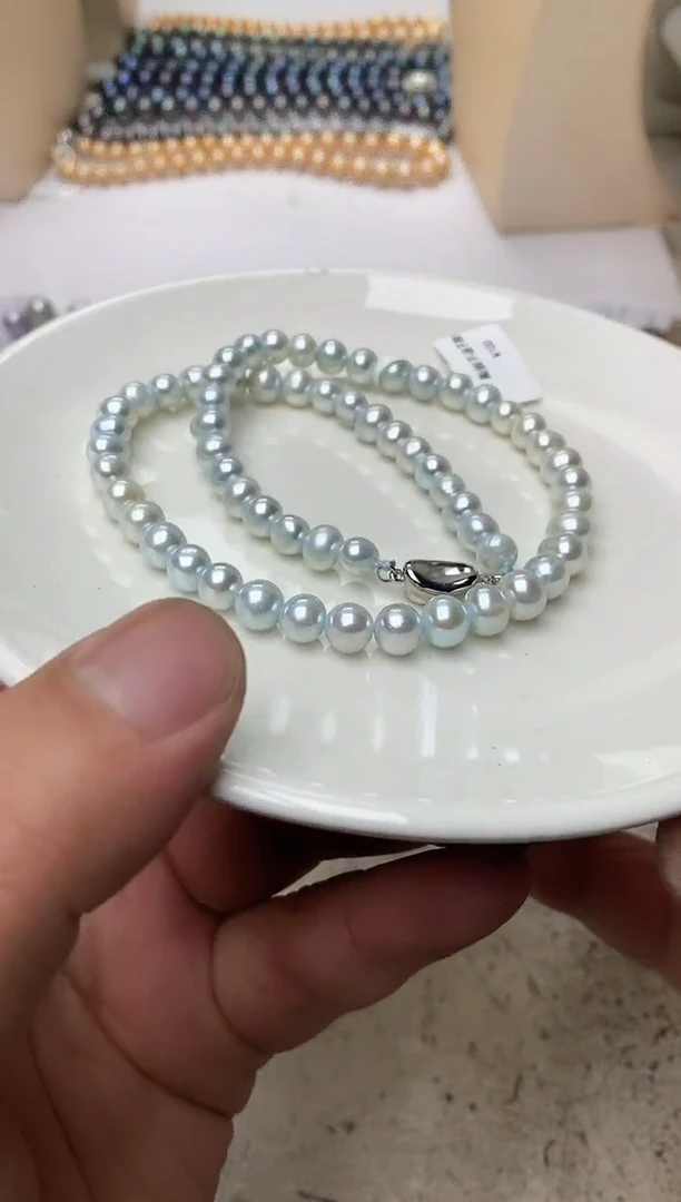 淡水珍珠未镶嵌颈饰1