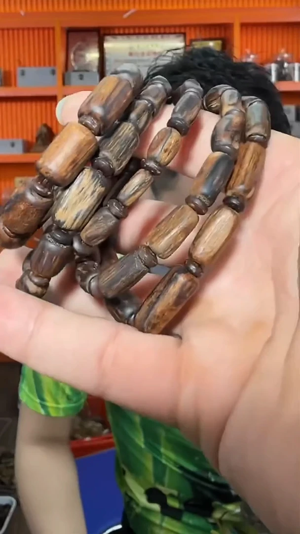 沉香手串174号沉水土埋多样性发一