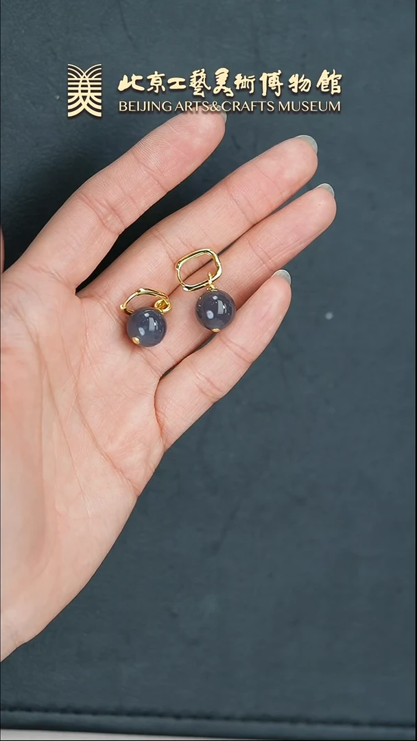 【闪购商品】和田玉银S925镶嵌耳坠B0319GMD067耳坠