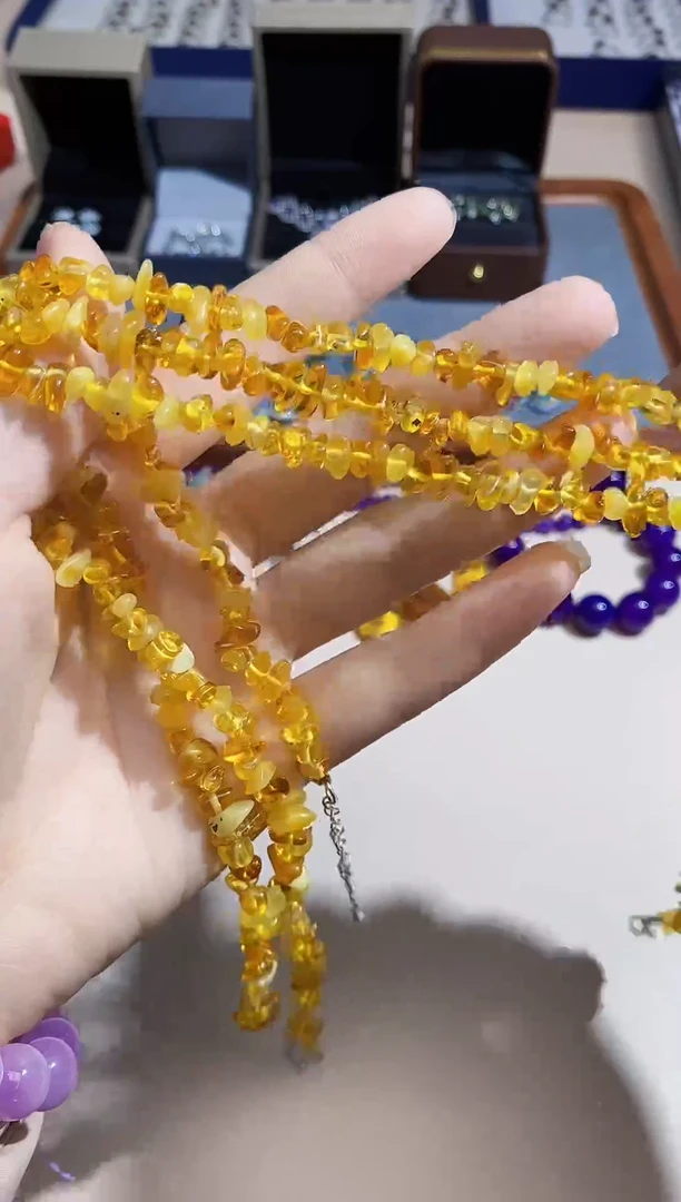 【闪购商品】蜜蜡项链未镶嵌多样性 发其一  【65】