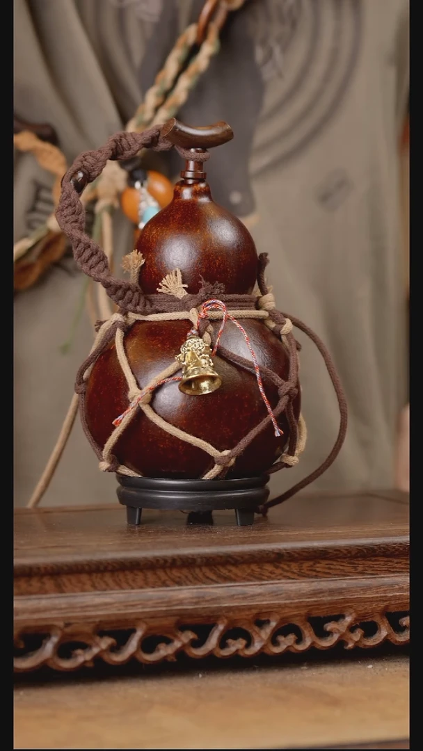 193号精品天然大漆酒葫芦一物一拍~