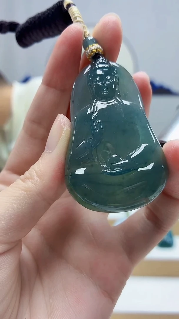 未镶嵌定制翡翠有*?4898zm-毛货挂件