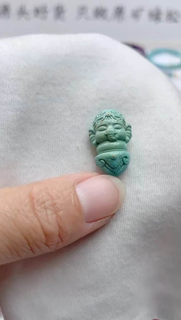 未镶嵌绿松石珠宝奇石46