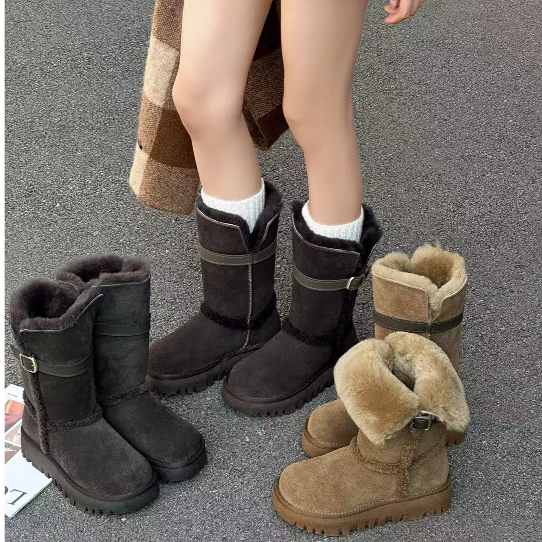 厚底高筒加厚保暖雪地靴