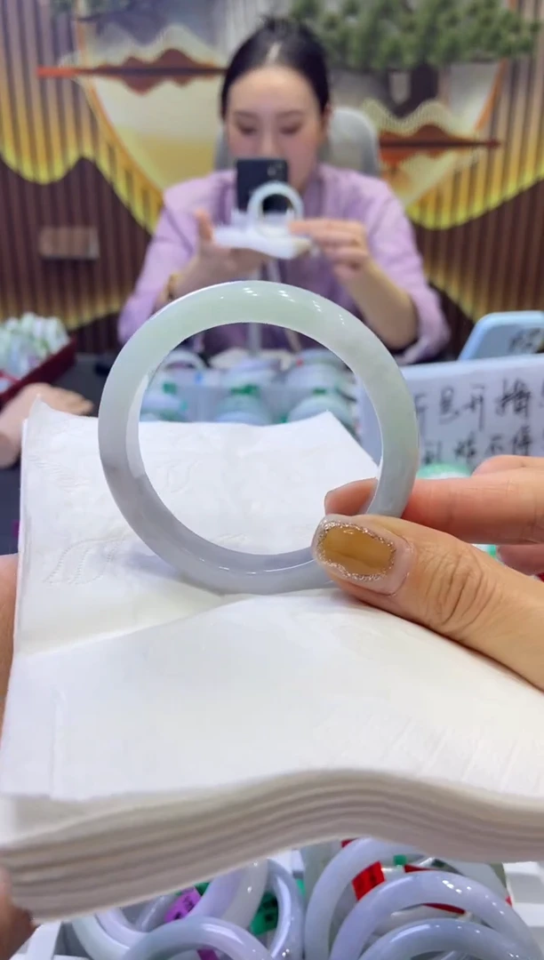 未镶嵌手镯翡翠0007496