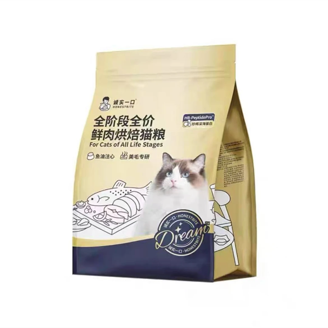诚实一口小金袋奇迹美毛亮毛全价鲜鸡肉烘焙猫粮 CSYK