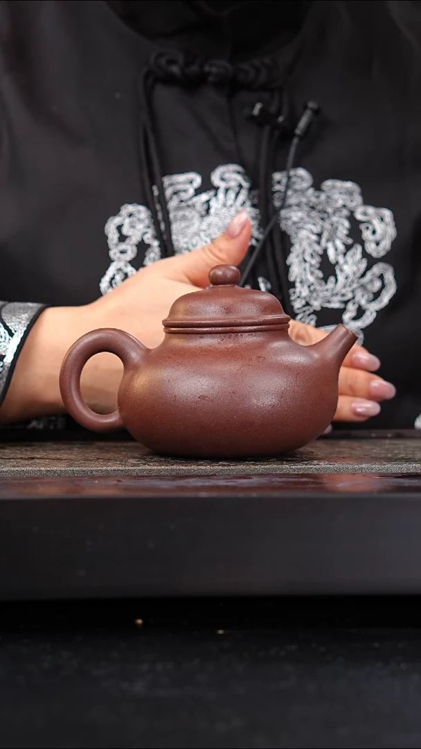 茶壶紫砂四号井底槽青容天350cc陈佳欢
