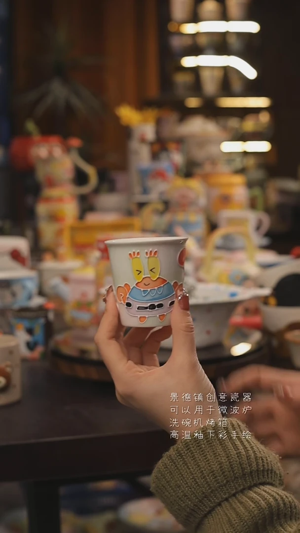 景德镇釉下彩绘设计师款式陶瓷