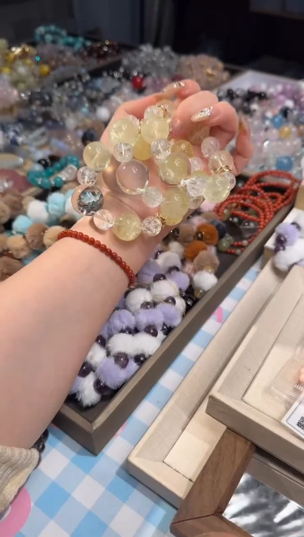 未镶嵌手串水晶多样性发一