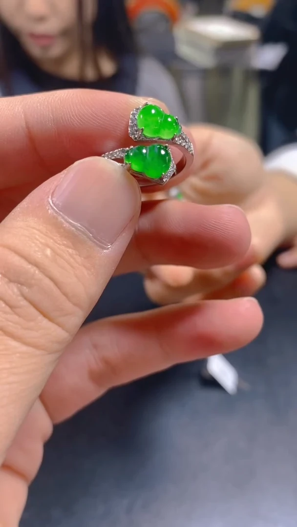 【闪购商品】翡翠戒指未镶嵌0531375354/多样性发一