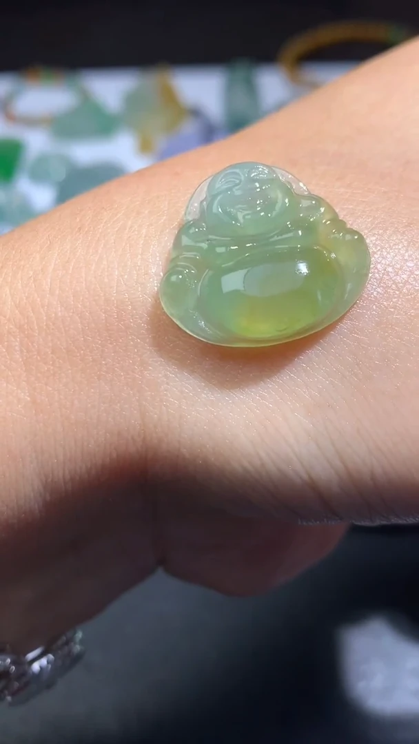 未镶嵌定制翡翠毛货18.8*21.1*4.6