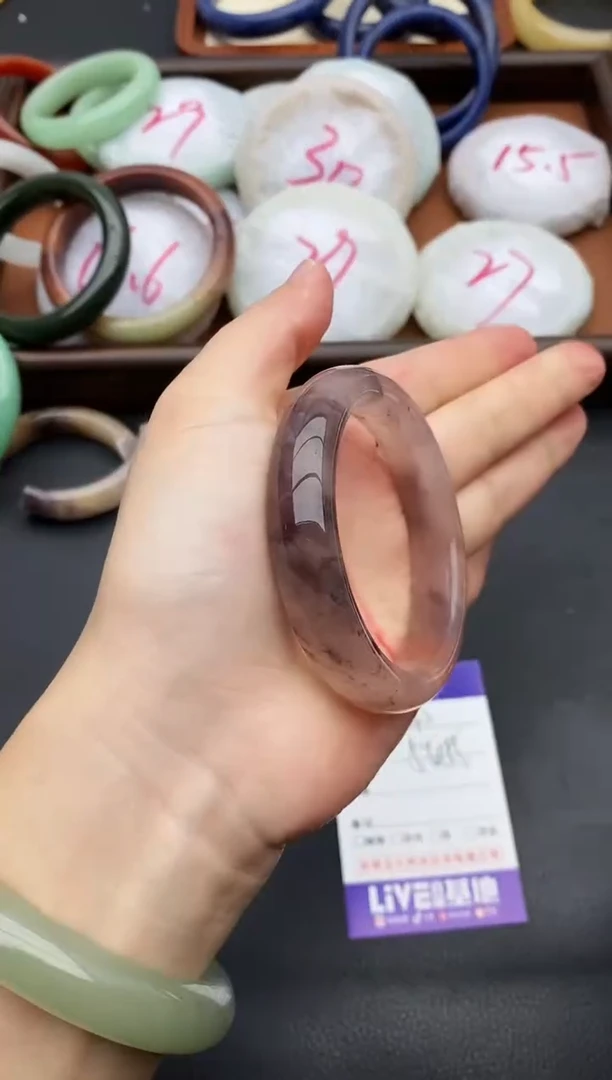 未镶嵌手镯石英质玉242+54/55