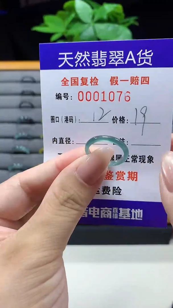 未镶嵌戒指翡翠1076天然翡翠A货