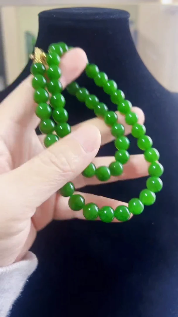 项链未镶嵌和田玉（碧玉）10