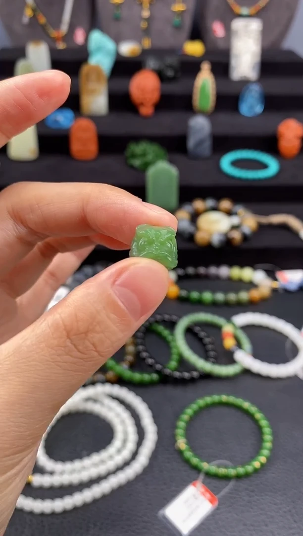 手串未镶嵌和田玉知*予单珠