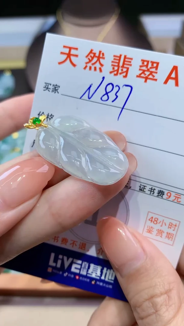 翡翠未镶嵌颈饰天然缅甸a货翡翠