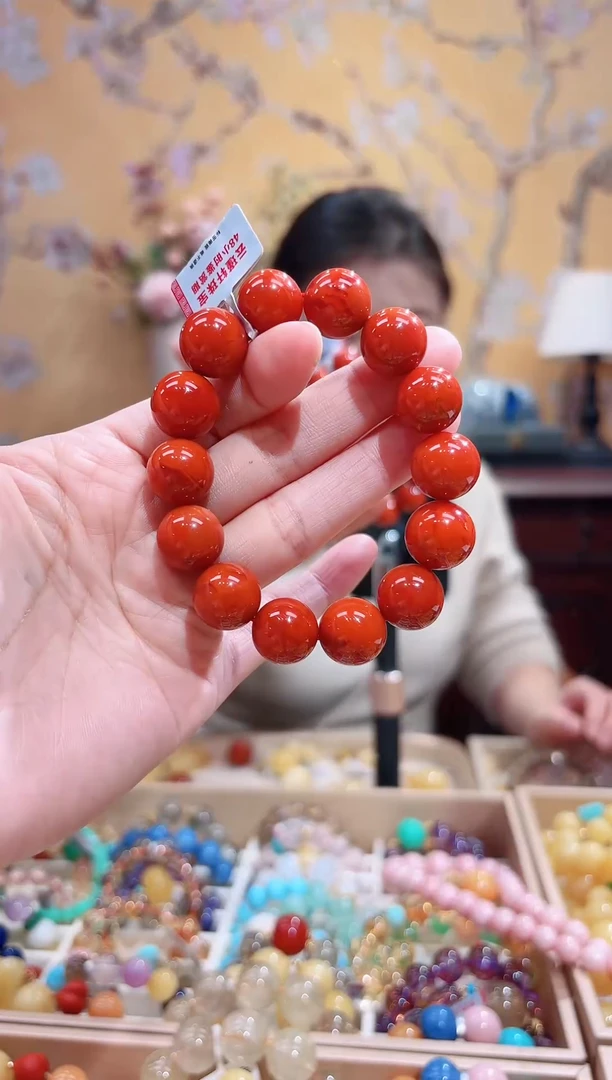 未镶嵌手链南红玛瑙设计款手串14