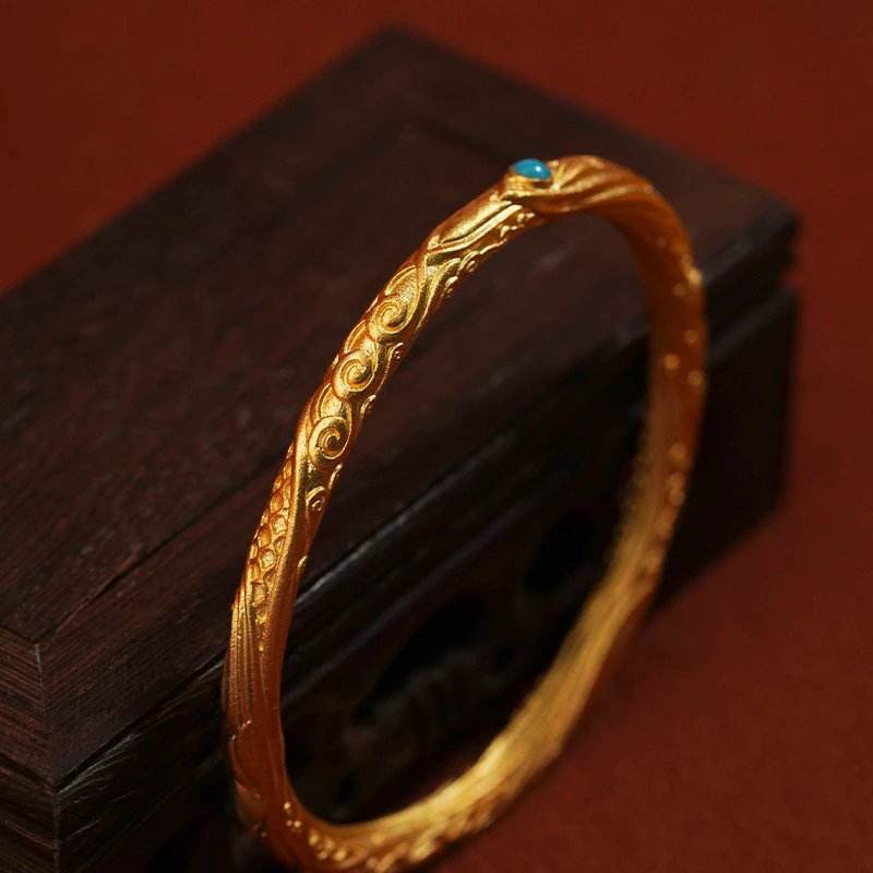 【红娘子】【哪吒同款乾坤圈】S925银3.6mm手镯HNZ9613