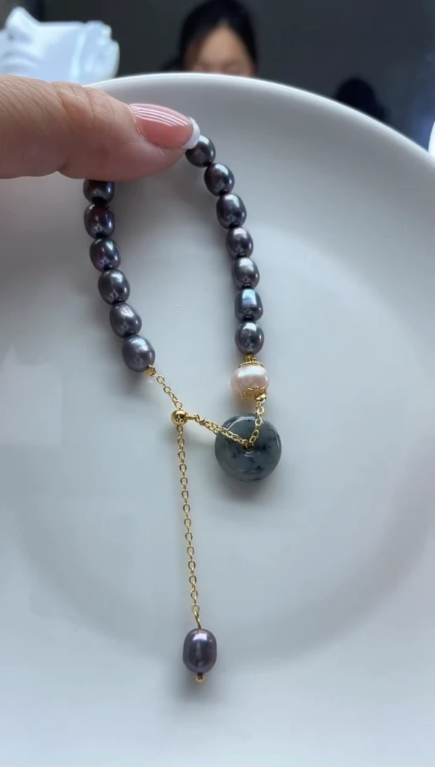 未镶嵌淡水珍珠手链设计款手链