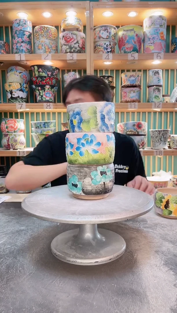瓷片默认微瑕一物一拍1009-054-3个