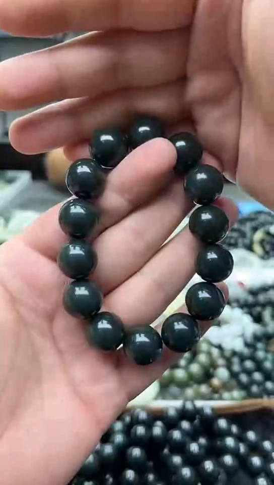 手串未镶嵌和田玉纯天然新疆塔县塔青蓝调16