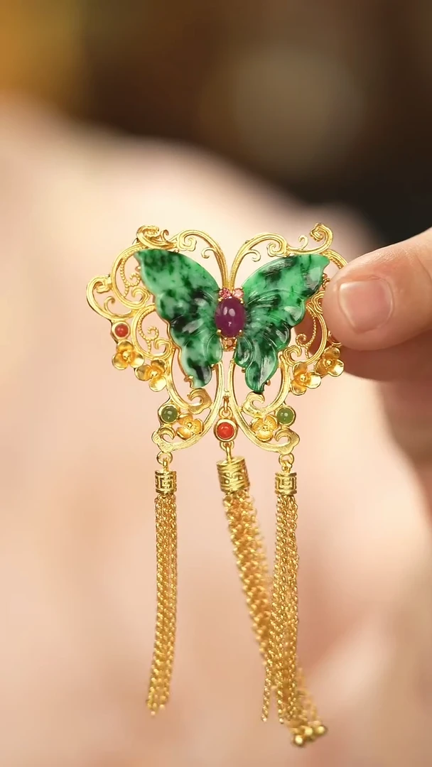 【闪购商品】翡翠挂件银S925镶嵌新款