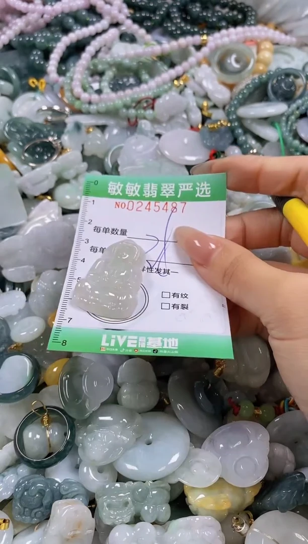 翡翠未镶嵌颈饰闪购0245487