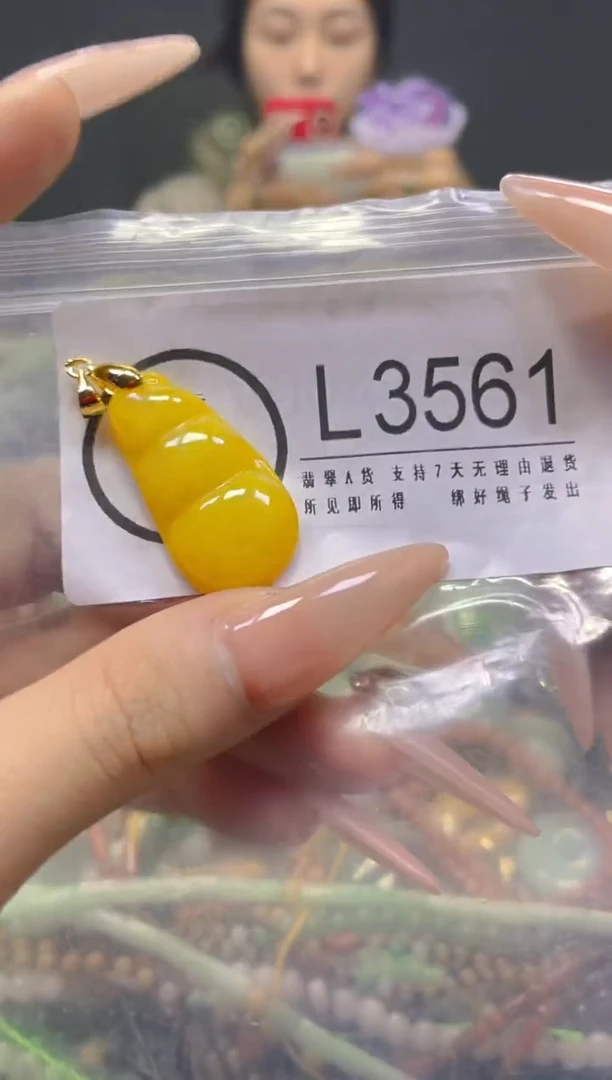 颈饰未镶嵌翡翠/L/翡翠A货，一件也是批发价