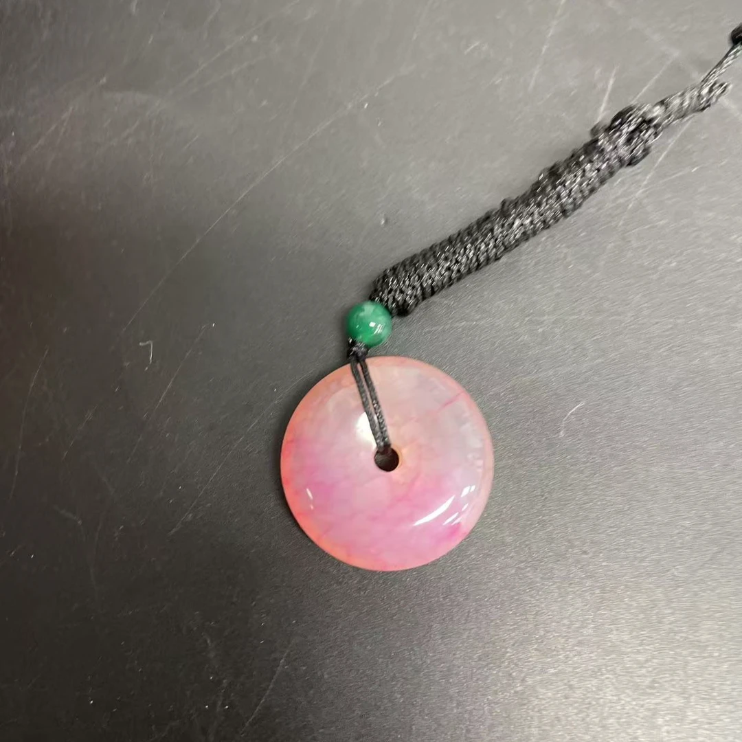 【小杰推荐】樱花粉平安扣吊坠 （多样性发其一）9222