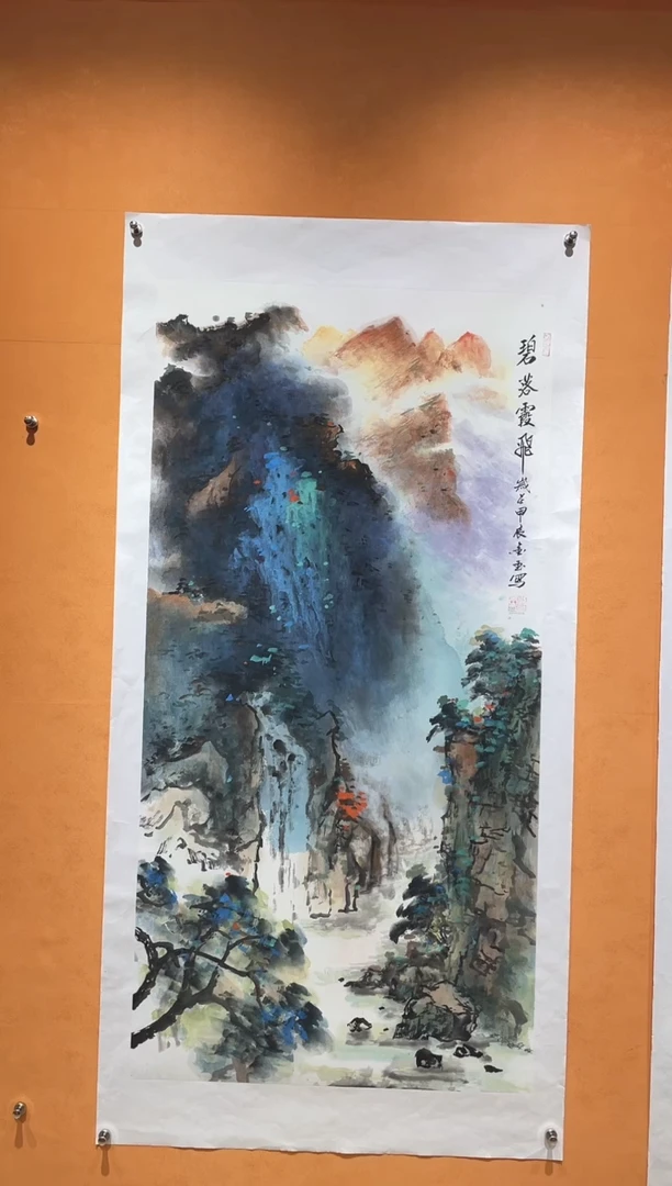 国画刘金玉教授亲笔手绘