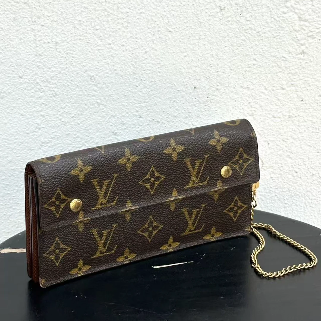 99新 LouisVuitton/路易威登 lv 路易威登 女士老花钱包 99新