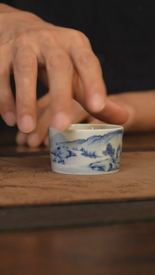 瓷片柴窑青花破价福利