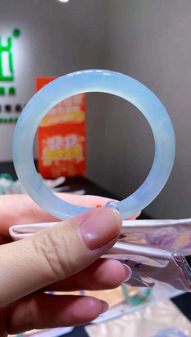 未镶嵌手镯翡翠K82天然A货缅甸翡翠55.2