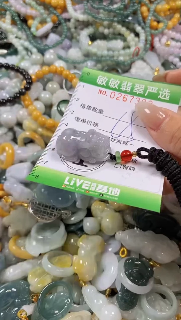 翡翠未镶嵌颈饰闪购0267382