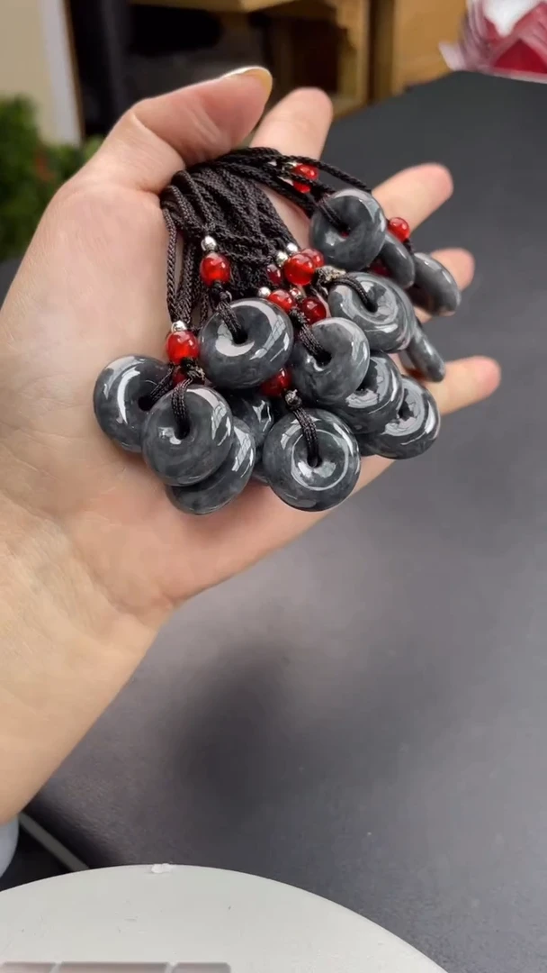 【闪购商品】翡翠挂件未镶嵌砍价王/592177/平安扣/多样性发一